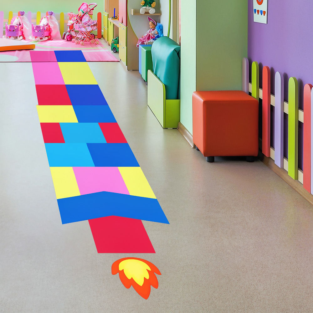 Educational Rocket Hopscotch W - Kids Education Activities 评论和价格