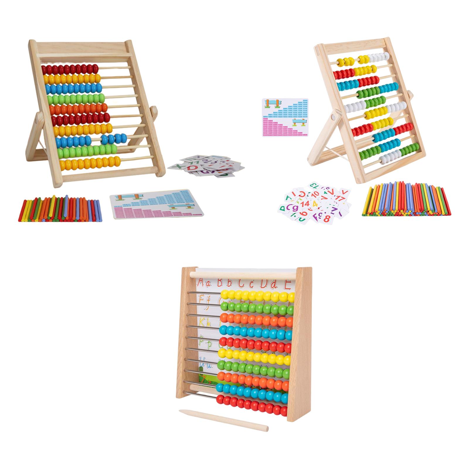 Educational Wooden Abacus Coun - Kids Education Number 评论和价格